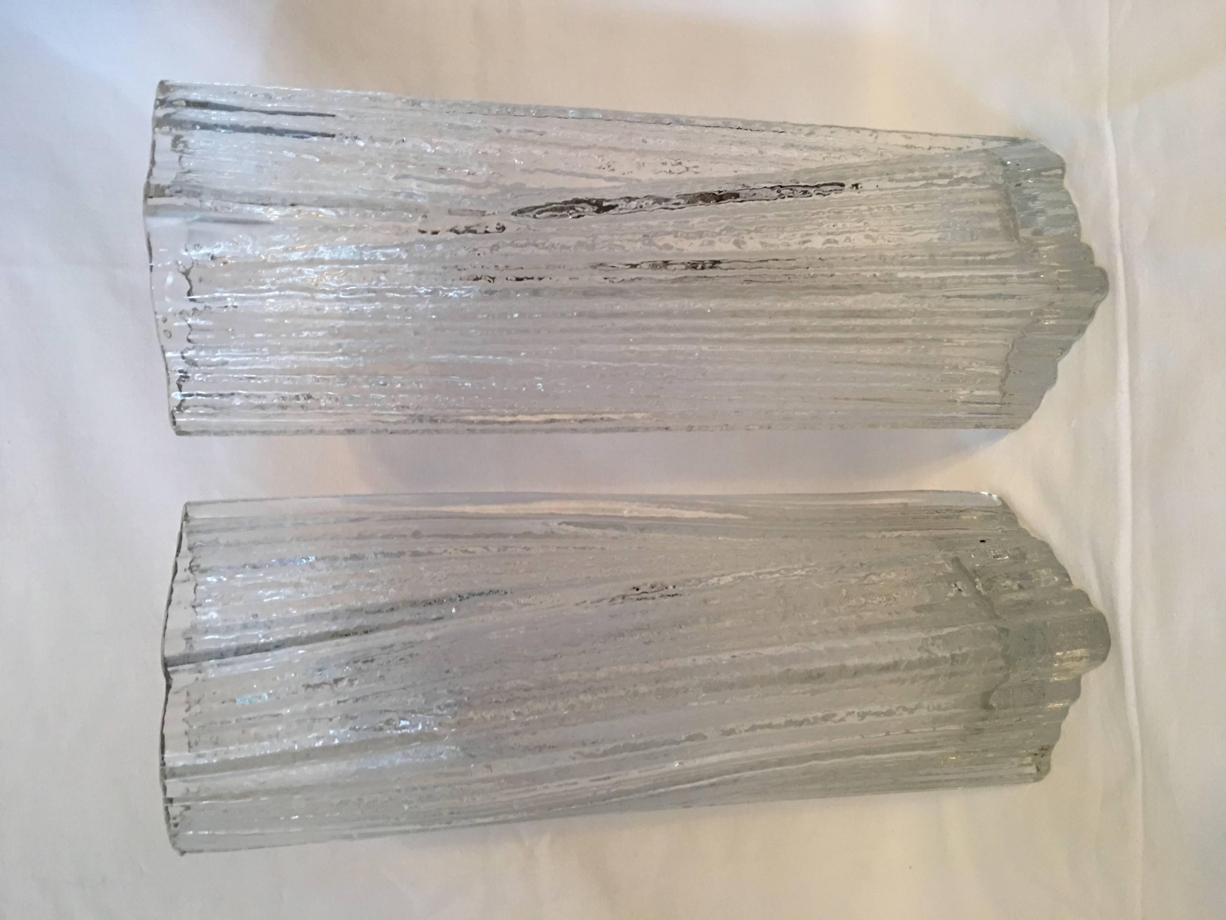 Modern One Set of Rosenthal Glass Vases by Martin Freyer For Sale