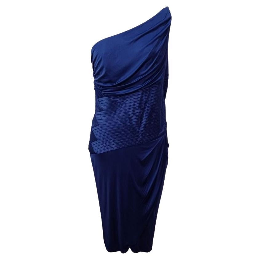 Versace One shoulder dress size 44