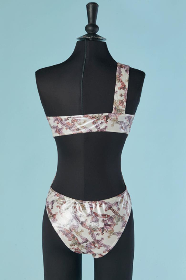 Bedruckter Badeanzug mit einer Schulter VIVIENNE WESTWOOD Damen im Angebot