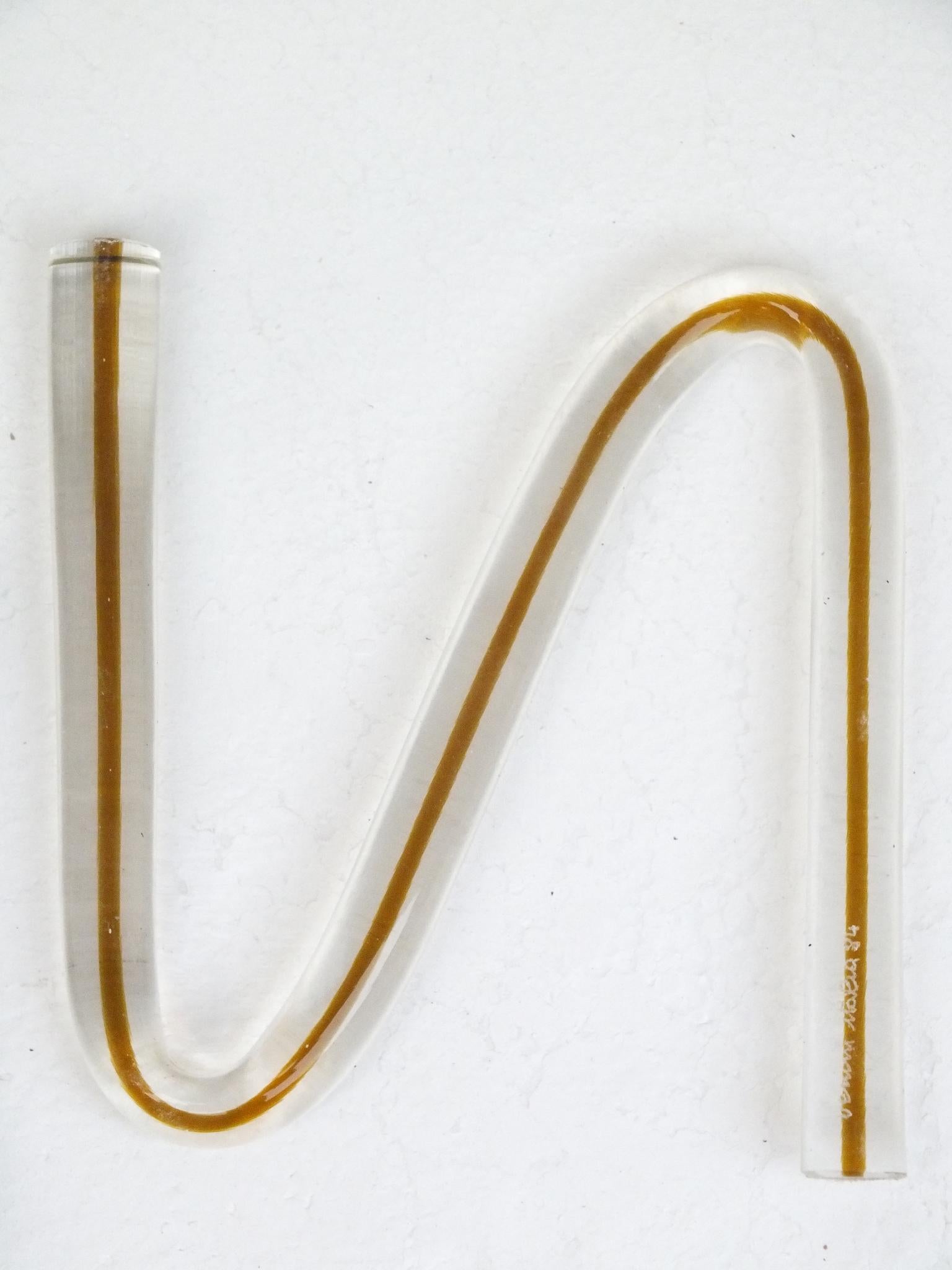 Venini „Neon“ mit Alphabetbuchstaben „Neon“ Massimo Vignelli Design Jahre ''84 im Angebot 1