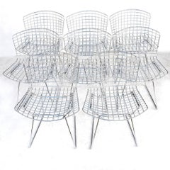 One Vintage Midcentury Restored Knoll Bertoia Side Chair
