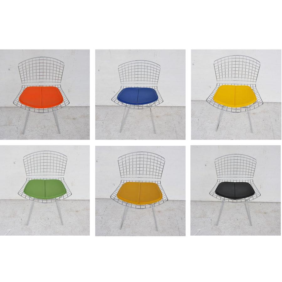 Late 20th Century One Vintage Midcentury Restored Knoll Bertoia Side Chair 