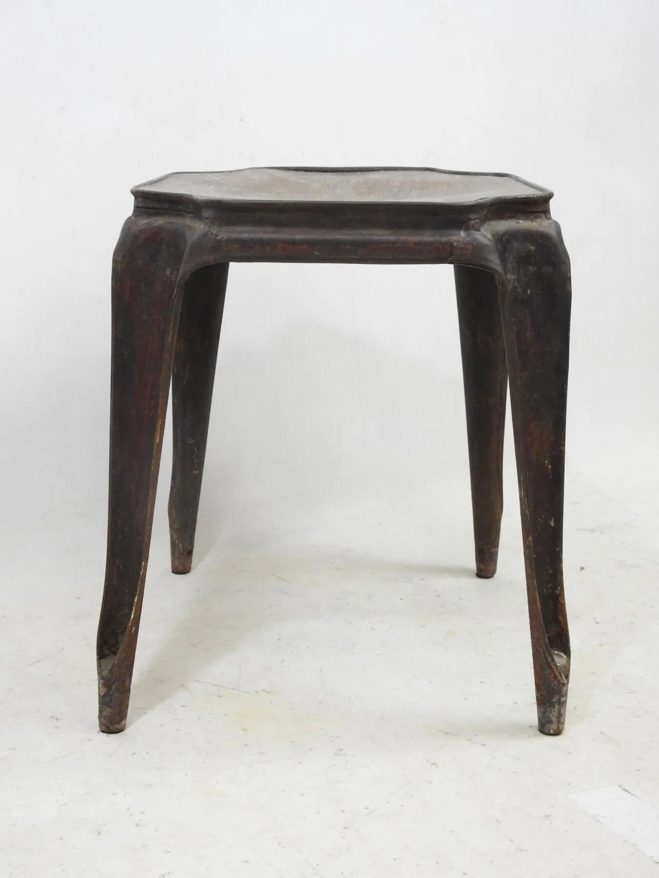 Belgian One Vintage Stool of the Fibrocit Brand, circa 1950 For Sale