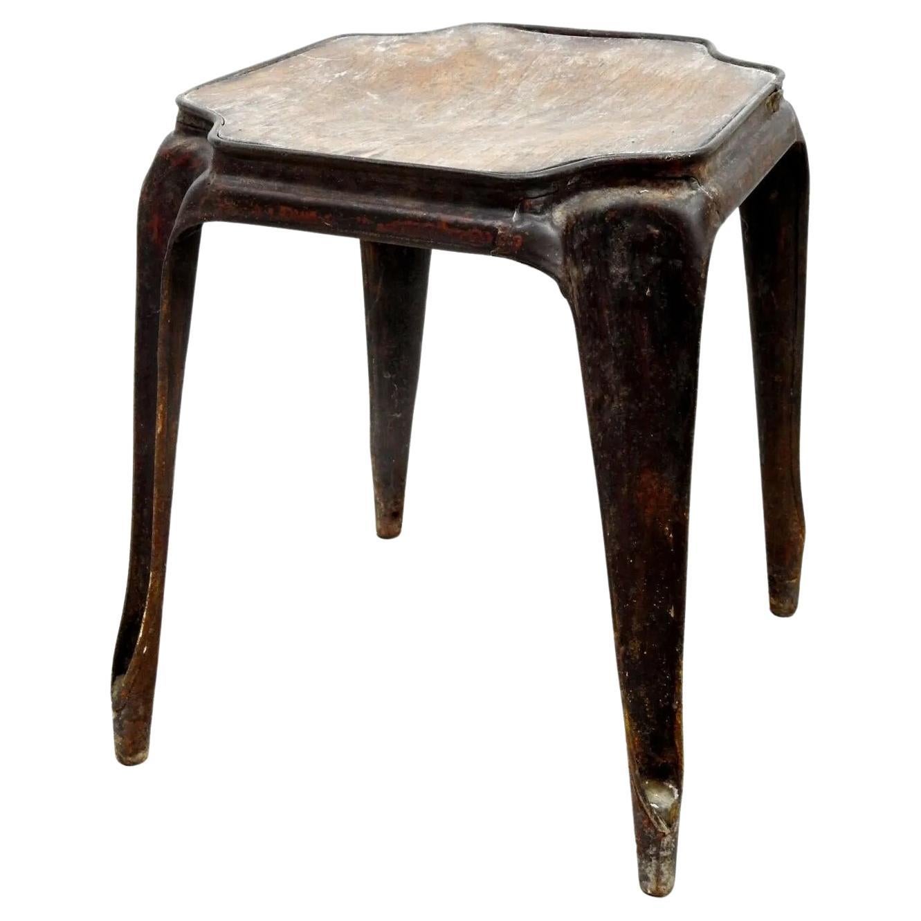 One Vintage Stool of the Fibrocit Brand, circa 1950 For Sale