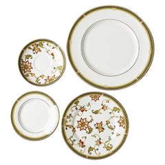 One Wedgwood Bone China Place Setting Dinner Plate Bread Plate and Saucer