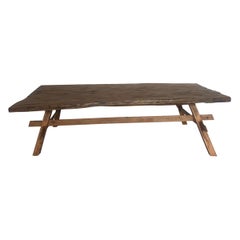 Used One Wide Board Rustic Coffee Table
