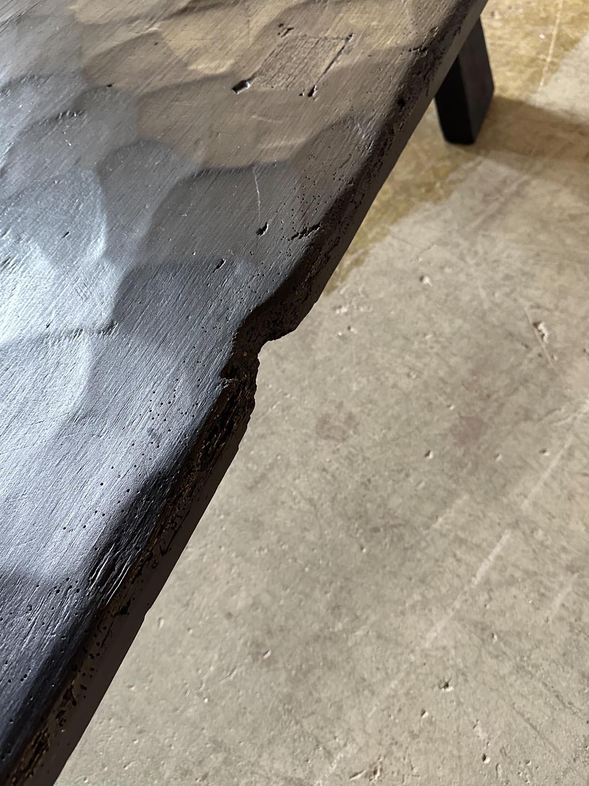 One Wide Board Rustic Espresso Color Coffee Table 1