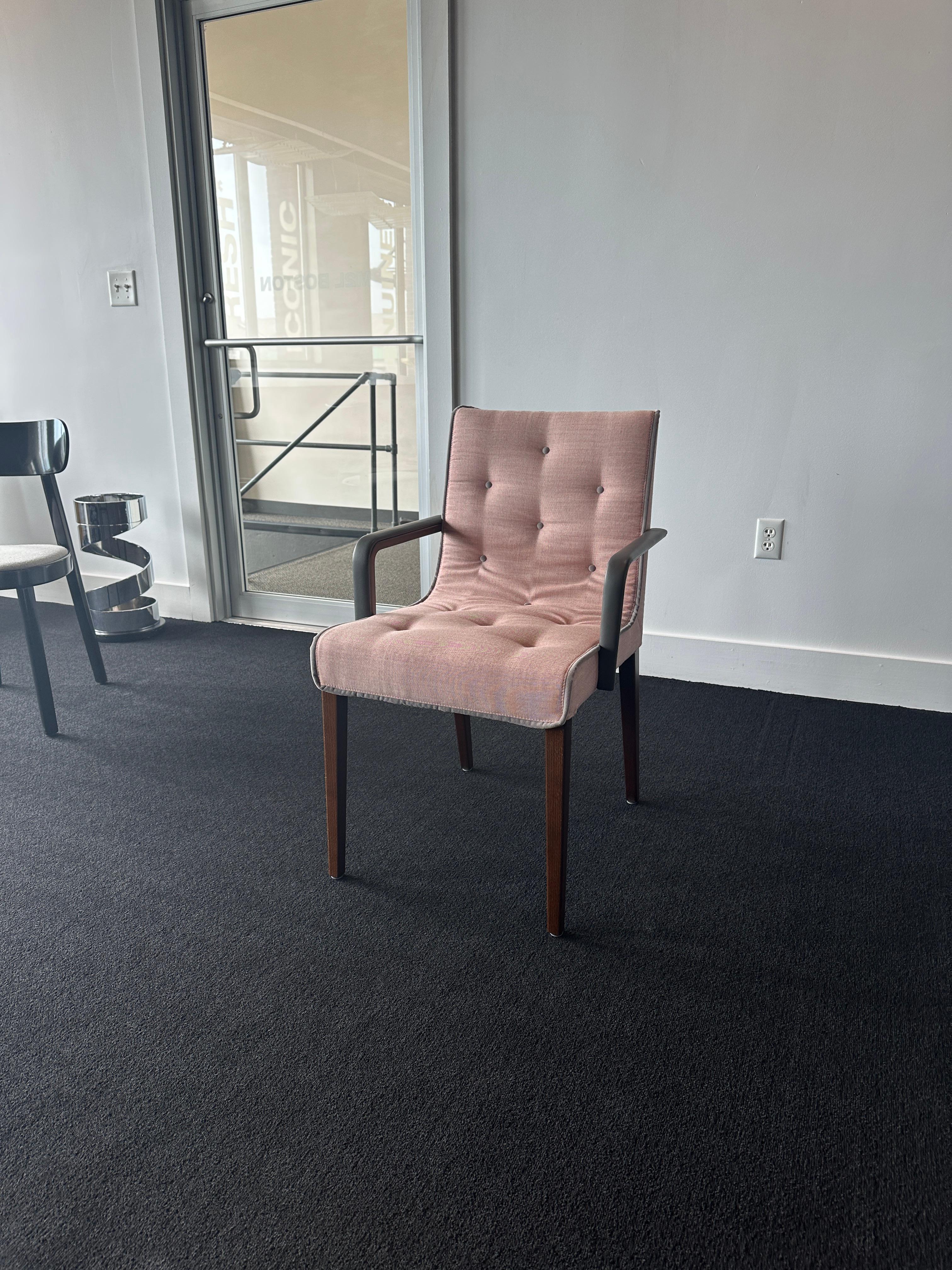 ONE Wittmann Pink Leslie Armchair in STOCK For Sale 4