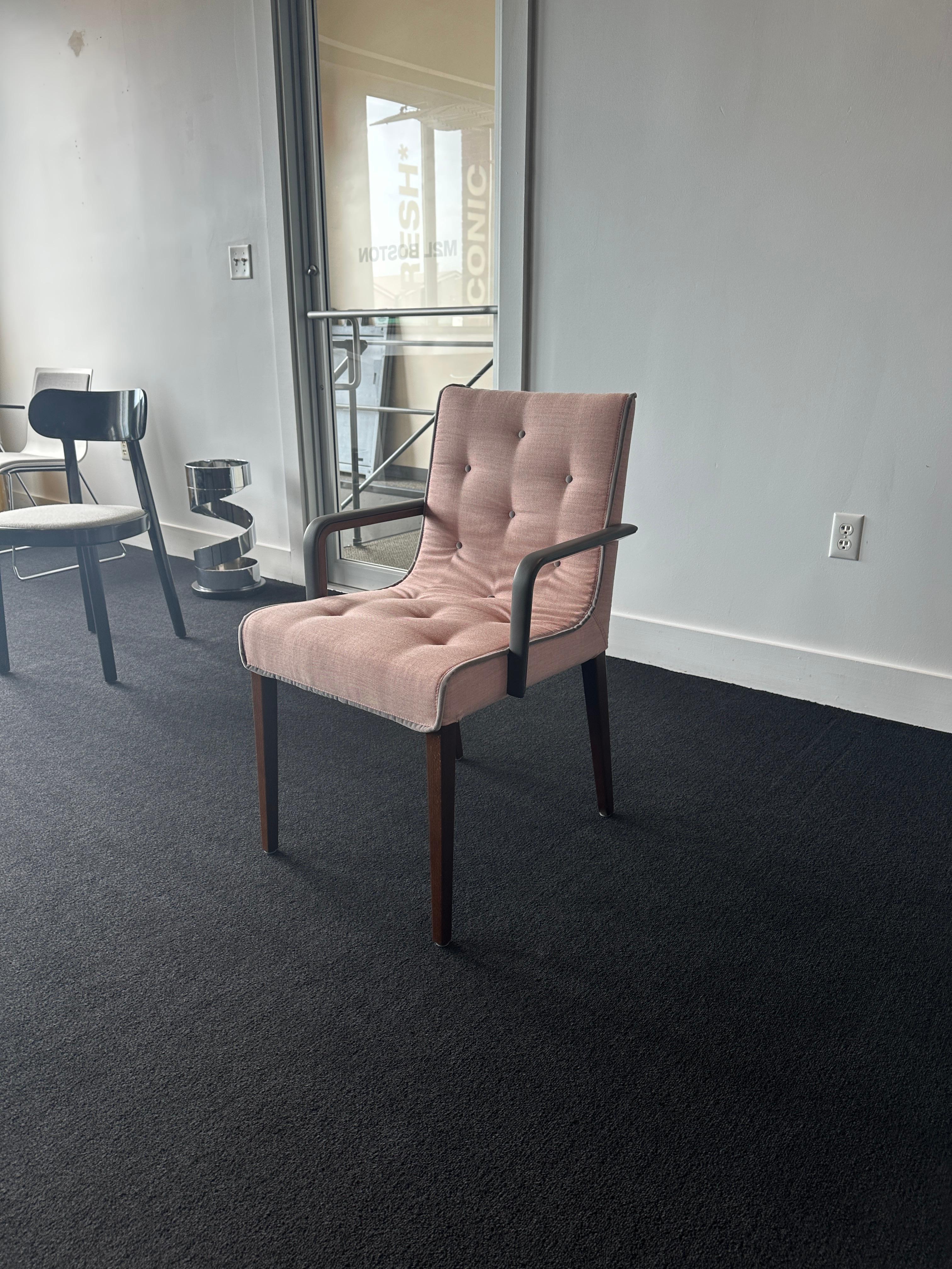 ONE Wittmann Pink Leslie Armchair in STOCK For Sale 5