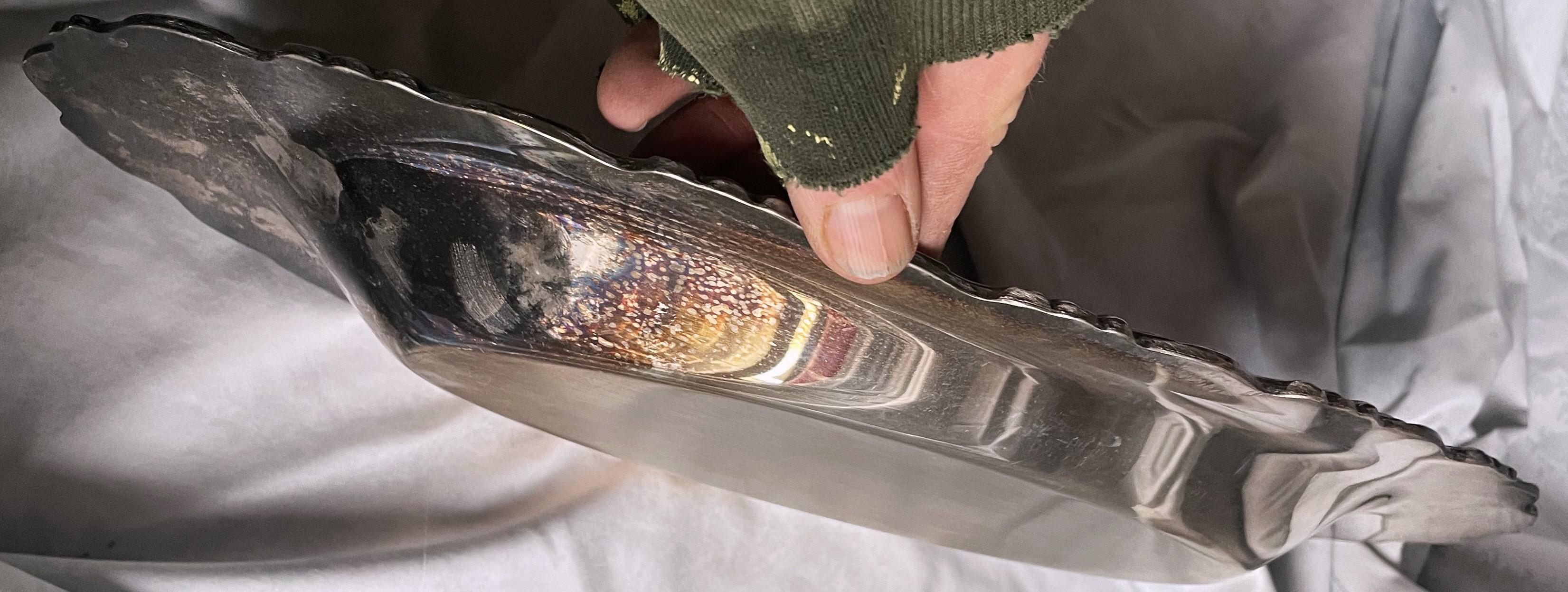 Plat/bol ovale de 14 pouces en métal argenté décoré Oneida Silversmiths en vente 1
