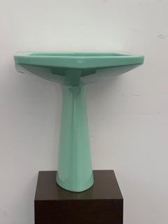 Oneline Sea Green Washbasin von Gio Ponti für Ideal Standard, 1953