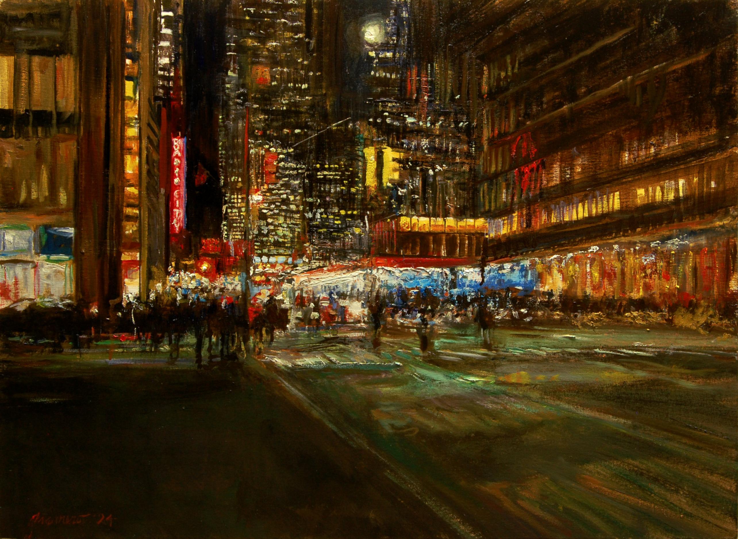 7th Avenue, Pittura a olio - Art di Onelio Marrero