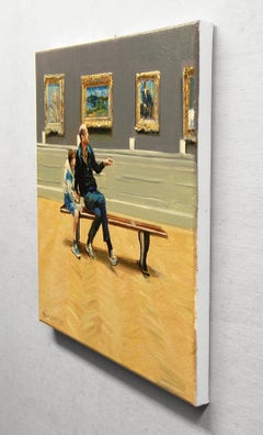 Un día de descubrimientos, Pintura al óleo