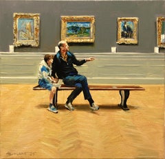 Un día de descubrimientos, Pintura al óleo