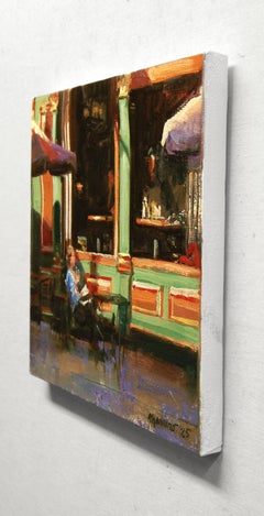 Bistro on South Street, Oil Painting