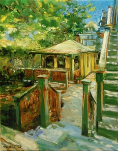 Cape May Bungalow, Oil Painting