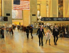 Departures and Arrivals, Oil Painting