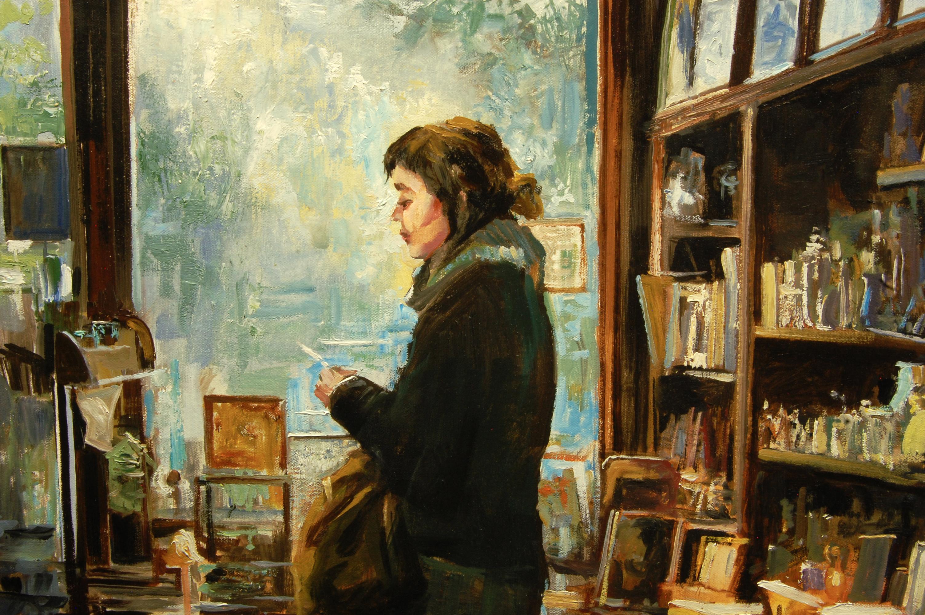 Hunting for Treasures, Ölgemälde im Angebot 1