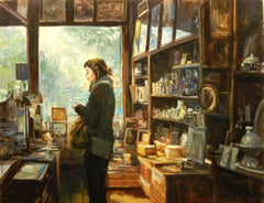 Hunting for Treasures, Oil Painting