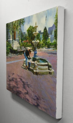 Suerte y fe, Pintura al óleo