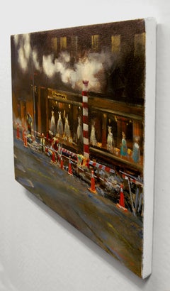 Manhattan Road Crew, Oil Painting