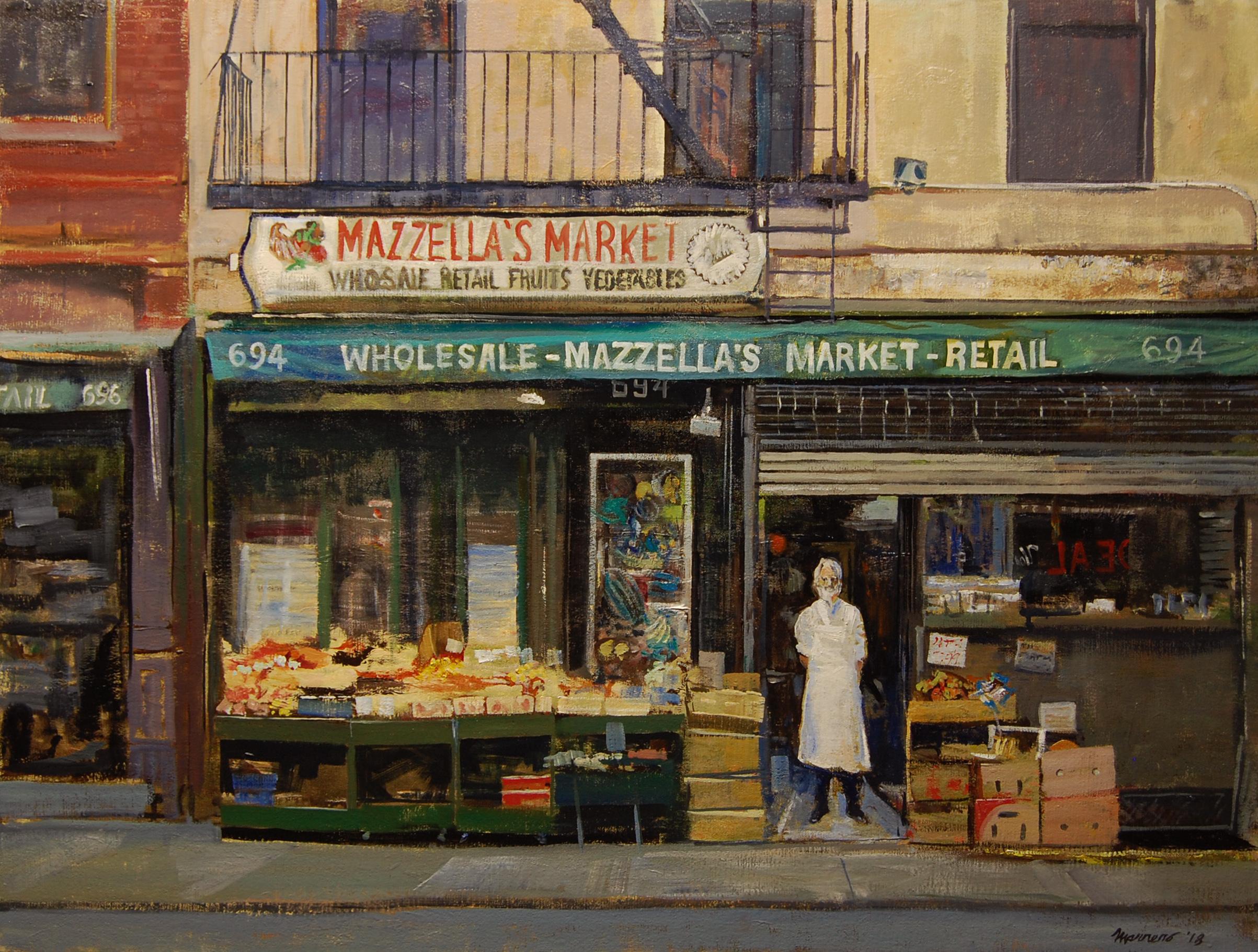 Onelio Marrero Interior Painting - Mazzella's Market