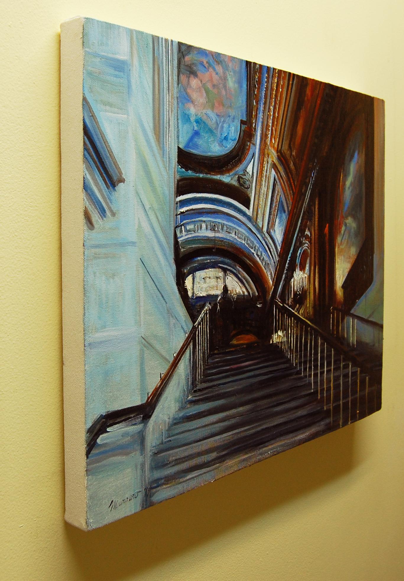 Stairway to a New Journey - Painting by Onelio Marrero