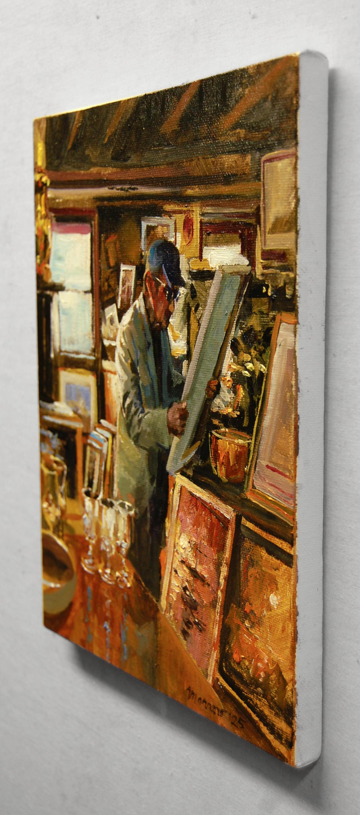 El ojo que discierne, Pintura al óleo - Art Impresionista de Onelio Marrero