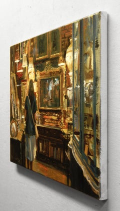 The Hanging Lamps, Oil Painting