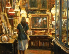 The Hanging Lamps, Oil Painting