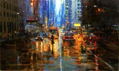 The Jaywalker, Oil Painting