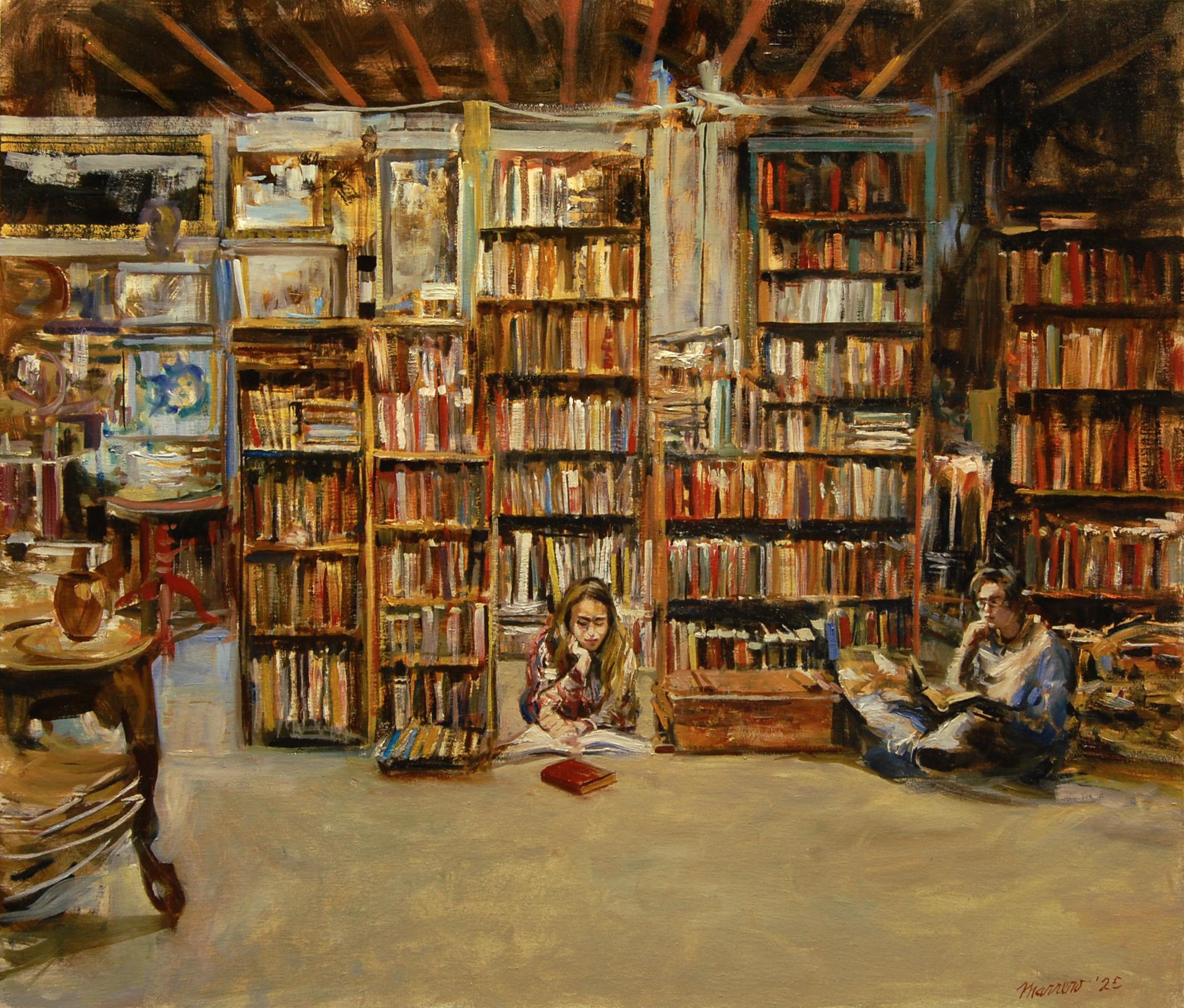 El valor en cada página, Pintura al óleo