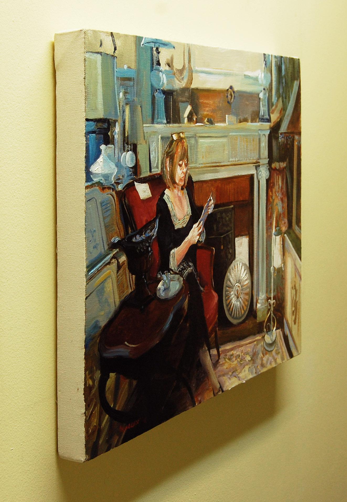 Vendor's Niche - Painting by Onelio Marrero