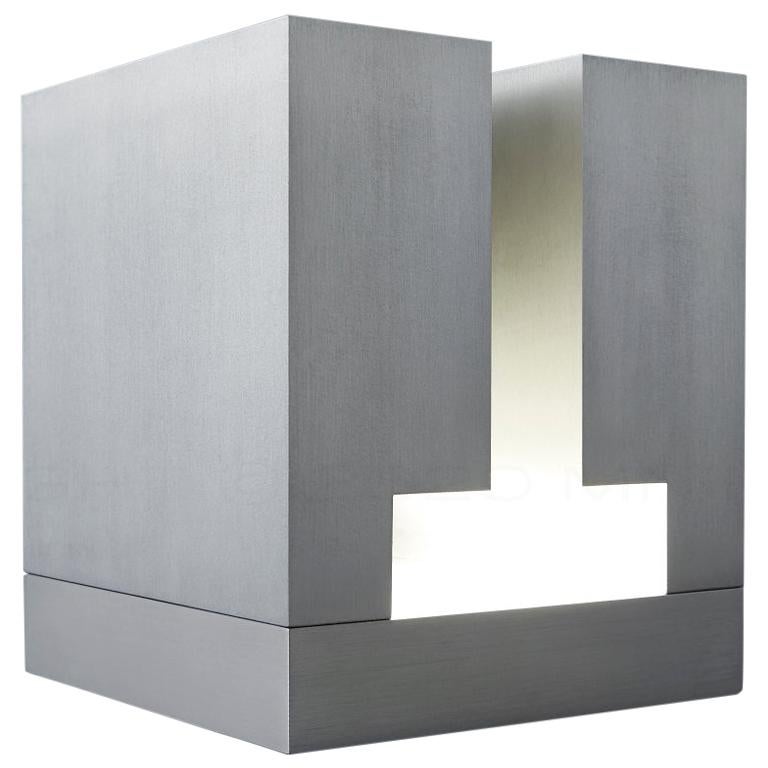 Onera2 by Mnima Table Light Sculpted from Solid Aluminum, Modern, Minimal