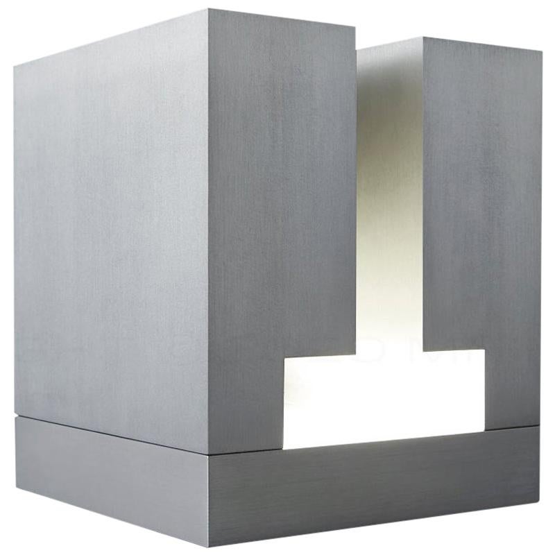 Onera2 by mnima, Table Light Sculpted from Solid Aluminum, Modern, Minimal