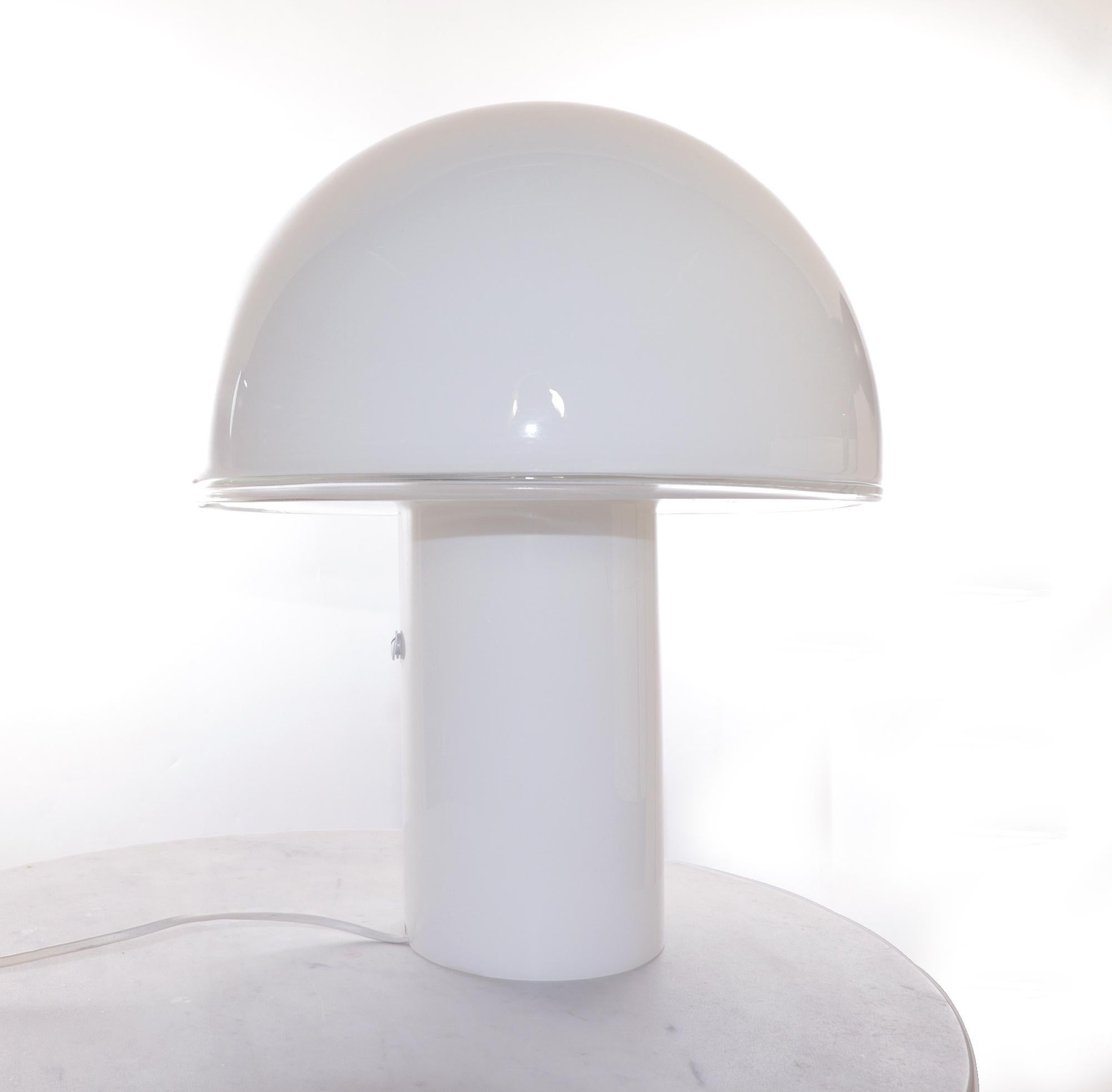 Onfale Große Pilzlampe aus Muranoglas von Luciano Vistosi für Artemide (Moderne der Mitte des Jahrhunderts)