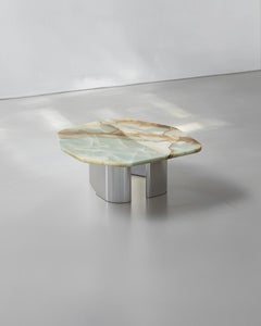 Oni Round Coffee Table with Folded Legs by Slash Objects