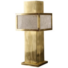 Onice Table Lamp, Solid Brass, Florence, Italy