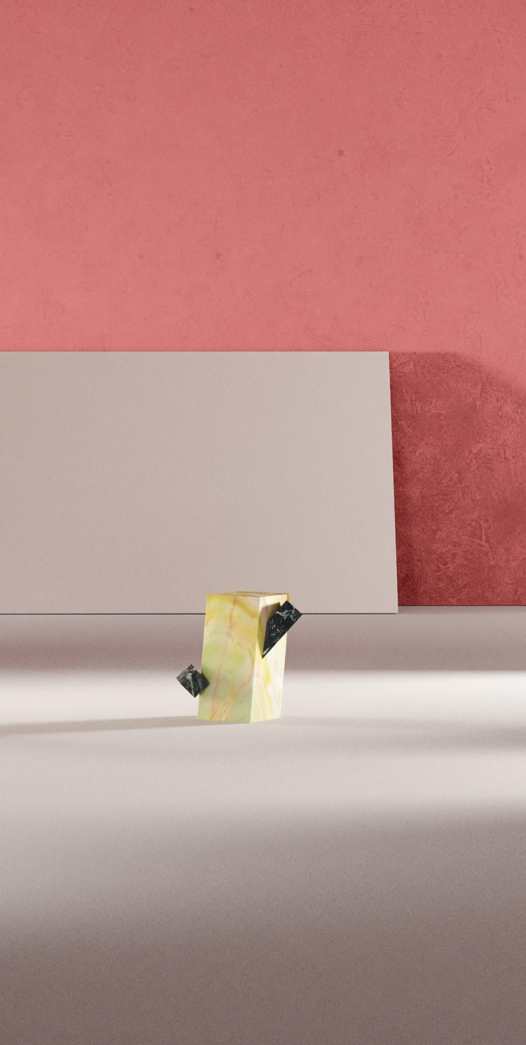 Our Crystal Side Tables are attention-grabbing examples of art blending with furniture design. The angular side tables exude an art gallery or public installation feel. They appear as if they are emerging into your home as part of a spontaneous