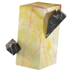 Onice Verde Small Crystal Side Table by Serafini
