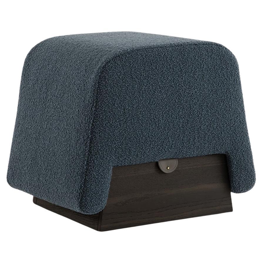Onigiri Pouf aus Wolle und Laguna Oak von Morica Design