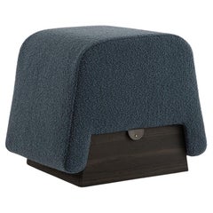 Onigiri Pouf aus Wolle und Laguna Oak von Morica Design