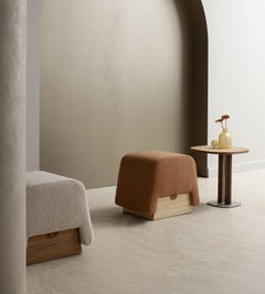 Pouf en laine et Oak Oak Onigiri par Morica Design
