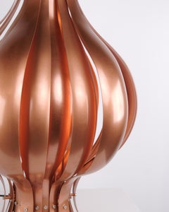 Onion Copper Table Lamp by Verner Panton, 1970s