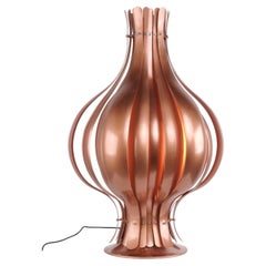 Onion Copper Table Lamp by Verner Panton, 1970s