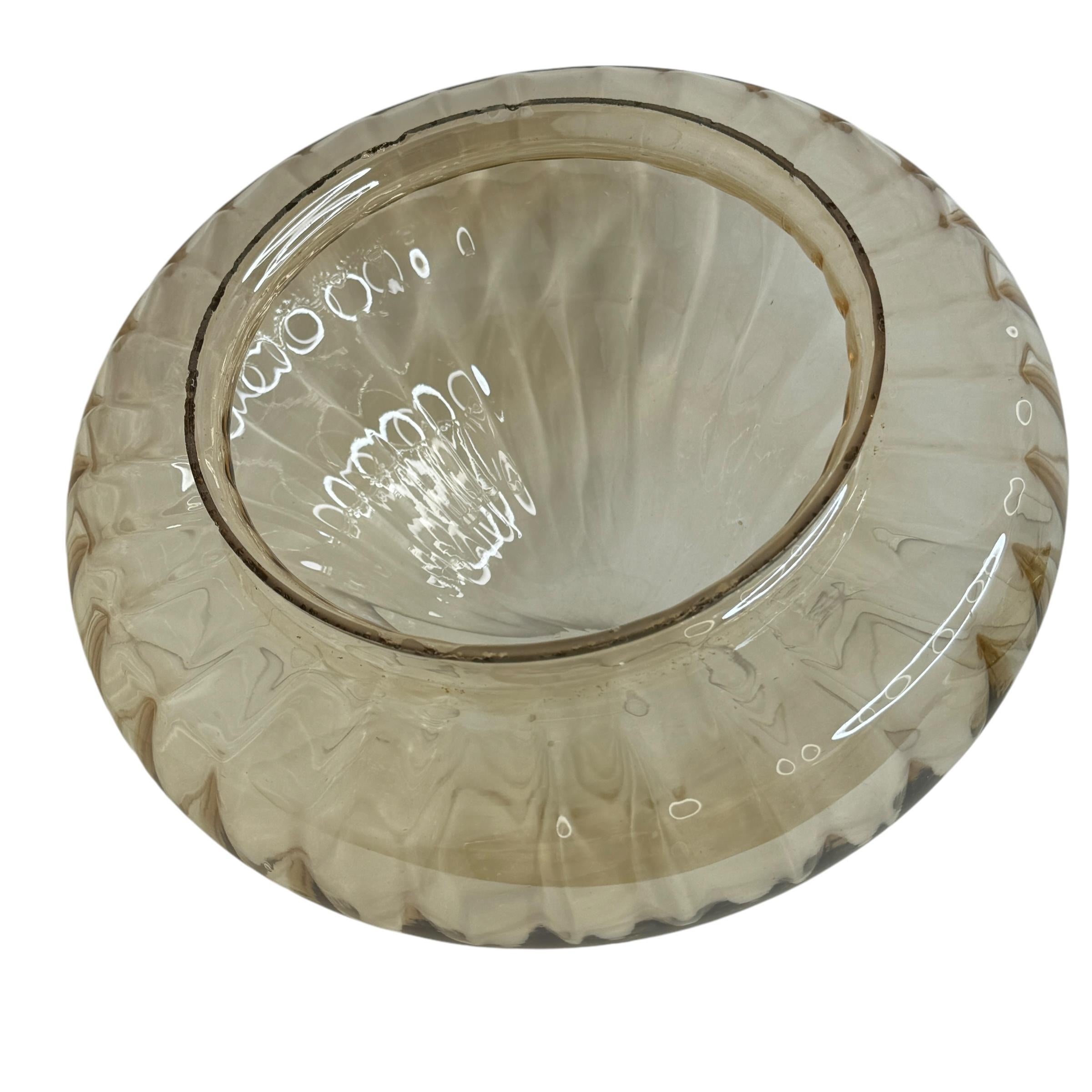 Empotrable de cristal moderno de mediados de siglo en forma de cúpula de cebolla, años 80 en venta 5