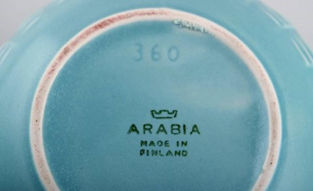 Onion-Shaped Arabia Vase in Glazed Ceramics, Finnish Design, Mid-20th Century 2