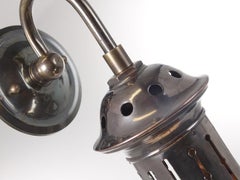 Onion Vaseline Sconce in Vented Copper Fixture