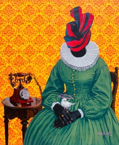 Serenity -21st Century, Contemporary, Figurative, Surrealism, Fashion, Africa