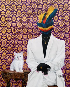 Sitting Pretty - 21st Century, Contemporary, Figurative, Surrealism, Fashion